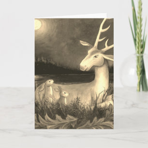 The Storyteller Stag Blank Card