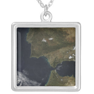 The Strait of Gibraltar Silver Plated Necklace