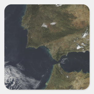 The Strait of Gibraltar Square Sticker