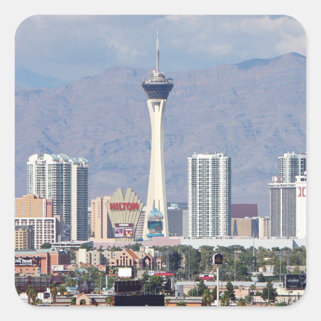 The Strat Hotel and Casino Las vegas Stickers (Front)