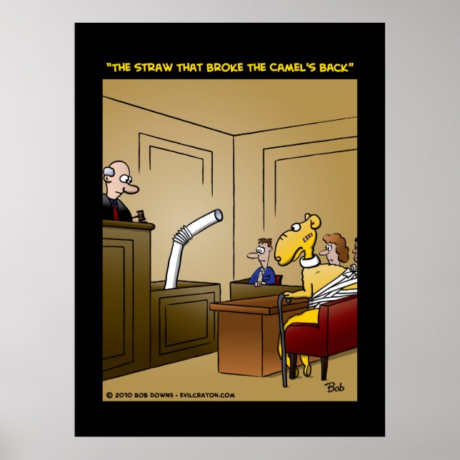 "The Straw That Broke The Camel's Back" Poster (Front)