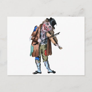 THE STREET MUSICIAN POSTCARD