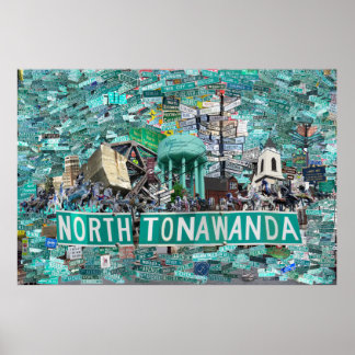The Streets of North Tonawanda NY  Poster