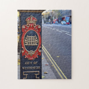 The Streets of Westminster - London Puzzler Jigsaw Puzzle