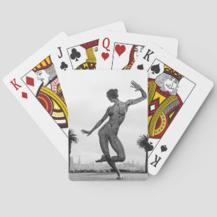 The Strength of a Women Playing Cards