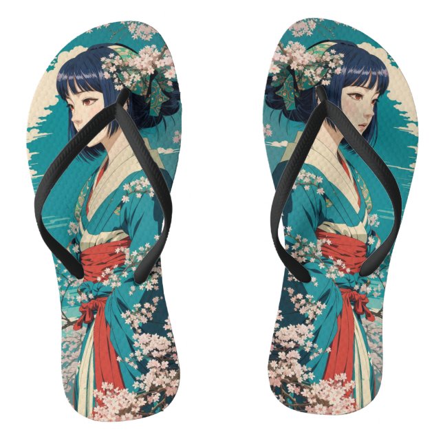 The Strength of Beauty Flip Flops (Footbed)