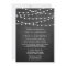 The String Lights On Chalkboard Wedding Collection