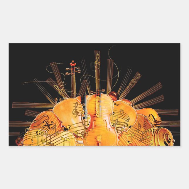 THE STRINGS OF SUNSHINE STICKER (Front)