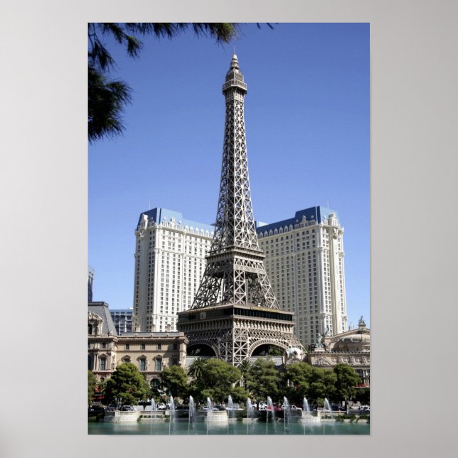 The Strip, Paris Las Vegas, Luxury Hotel Poster (Front)