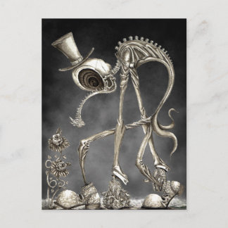 The Stroll with background Postcard