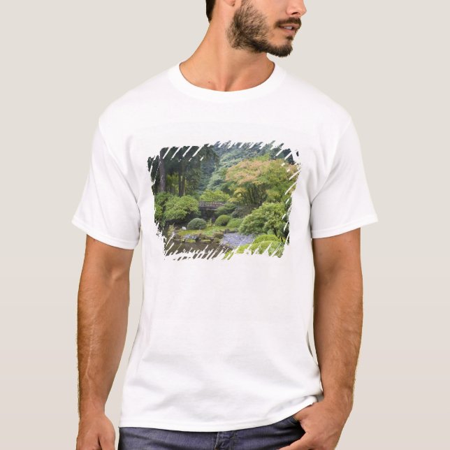The Strolling Pond with Moon Bridge T-Shirt (Front)
