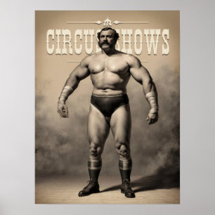 The Strong Man - 18 x 24 Poster