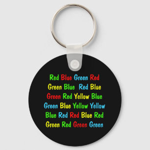 The Stroop Test Keychain
