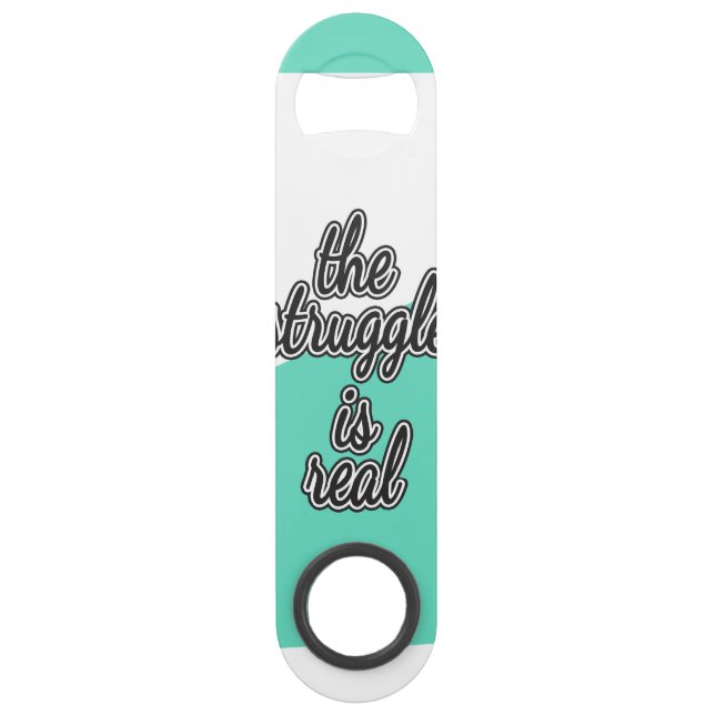 The Struggle is Real Colour Block Bar Key (Front)