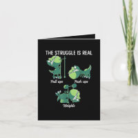 The Struggle is Real Funny Dinosaur T-Rex Gym