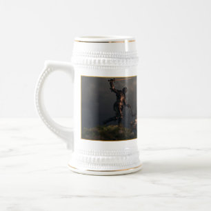 The Struggle of the Knight Templar Beer Stein