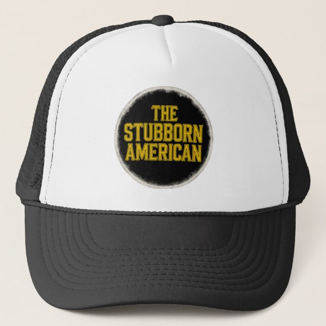 The Stubborn American Bold Emblem Hat (Front)
