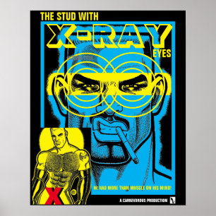 The Stud with X-Ray Eyes Poster