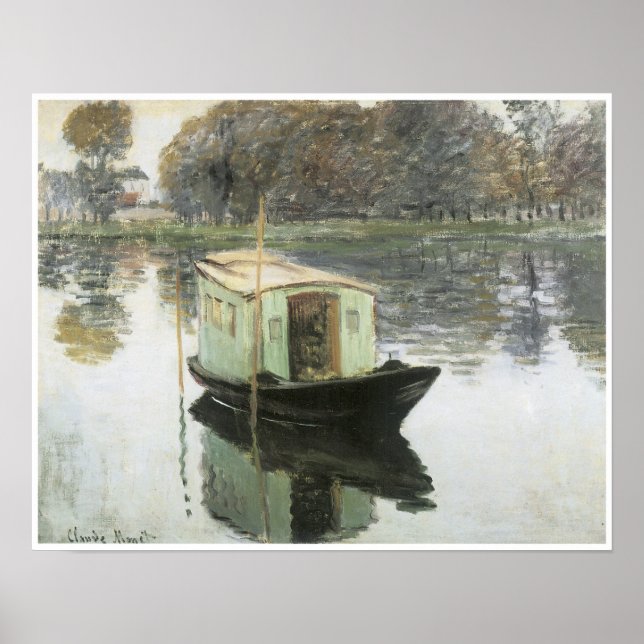 The Studio Boat, 1874 Poster (Front)