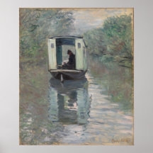 The Studio Boat (Le Bateau-atelier) | Claude Monet