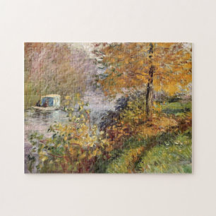 The Studio Boat Monet Fine Art Jigsaw Puzzle