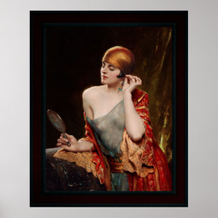 The Studio Mirror  by Albert Henry Collings Poster