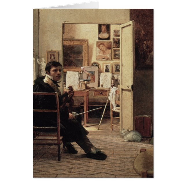 The Studio of Ingres in Rome, 1818 (Front)