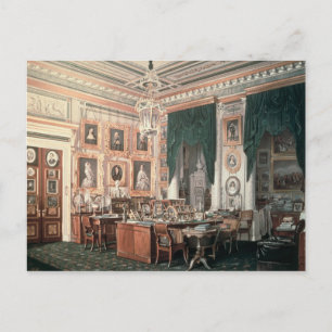 The Study of Alexander III at Gatchina Palace Postcard