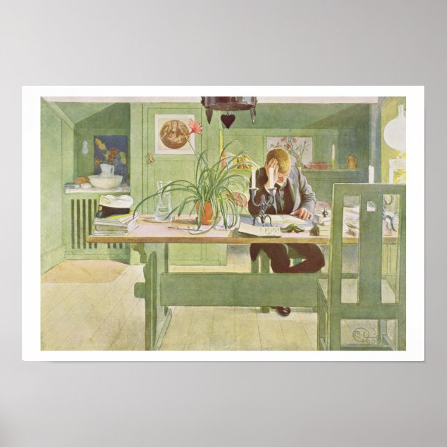 The Study Room, pub. in 'Lasst Licht Hinin'(`Let i Poster (Front)