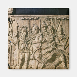 The submission of a barbarian to a Roman troop Magnet