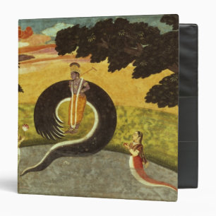 The submission of Kaliya, Basohli, Pahari Binder