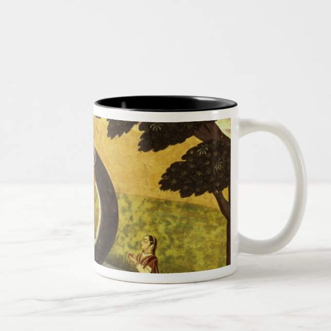 The submission of Kaliya, Basohli, Pahari Two-Tone Coffee Mug (Right)