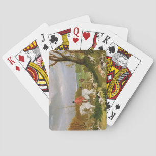 The Suffolk Hunt - Going to Cover near Herringswel Playing Cards