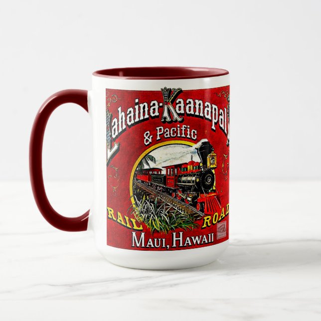 The Sugar Cane Train with Baldwin  Locomotives    Mug (Left)