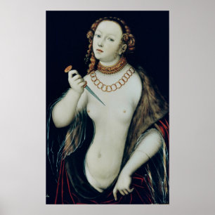 The Suicide of Lucretia, 1538 Poster
