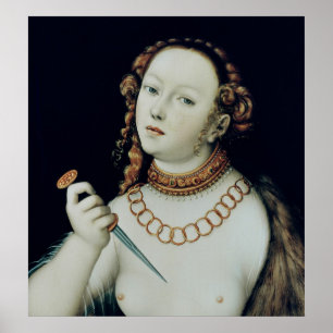 The Suicide of Lucretia, 1538 Poster