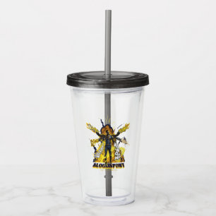 The Suicide Squad Bloodsport Action Graphic Acrylic Tumbler