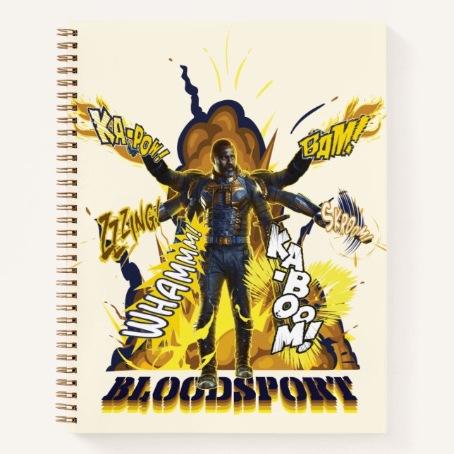 The Suicide Squad | Bloodsport Action Graphic Notebook (Front)