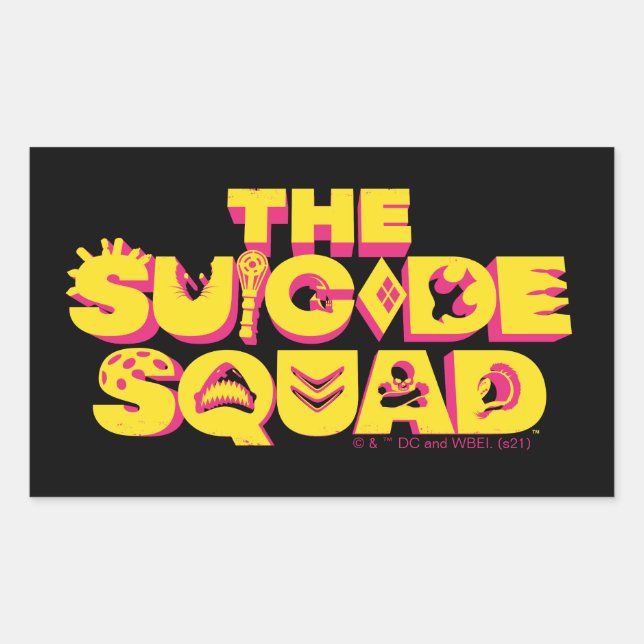 The Suicide Squad | Character Icon Logo Sticker (Front)