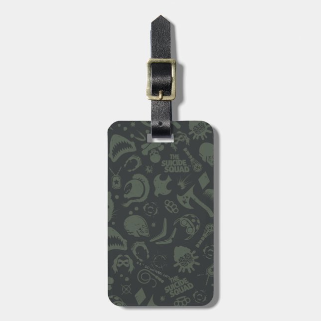 The Suicide Squad | Character Icon Pattern Luggage Tag (Front Vertical)