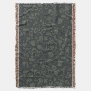 The Suicide Squad   Character Icon Pattern Throw Blanket