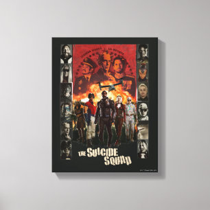 The Suicide Squad   Exlposive Character Roster Canvas Print