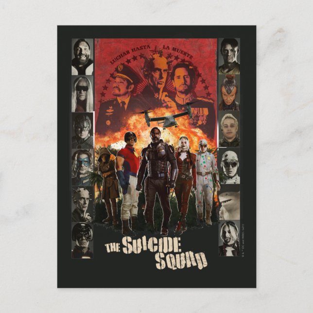 The Suicide Squad | Exlposive Character Roster Postcard (Front)