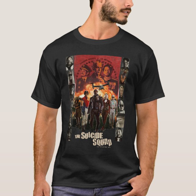 The Suicide Squad | Exlposive Character Roster T-Shirt (Front)