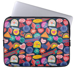 The Suicide Squad   Harley Quinn Badge Pattern Laptop Sleeve