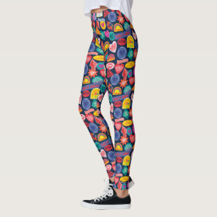 The Suicide Squad Harley Quinn Badge Pattern Leggings