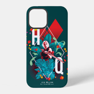 The Suicide Squad Harley Quinn Floral Diamond iPhone 12 Case