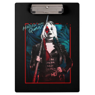 The Suicide Squad Harley Quinn & Green Ferns Clipboard