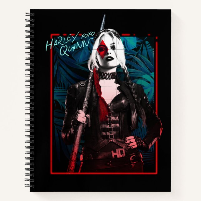 The Suicide Squad | Harley Quinn & Green Ferns Notebook (Front)