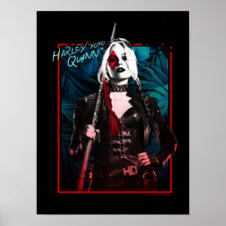 The Suicide Squad | Harley Quinn & Green Ferns Poster